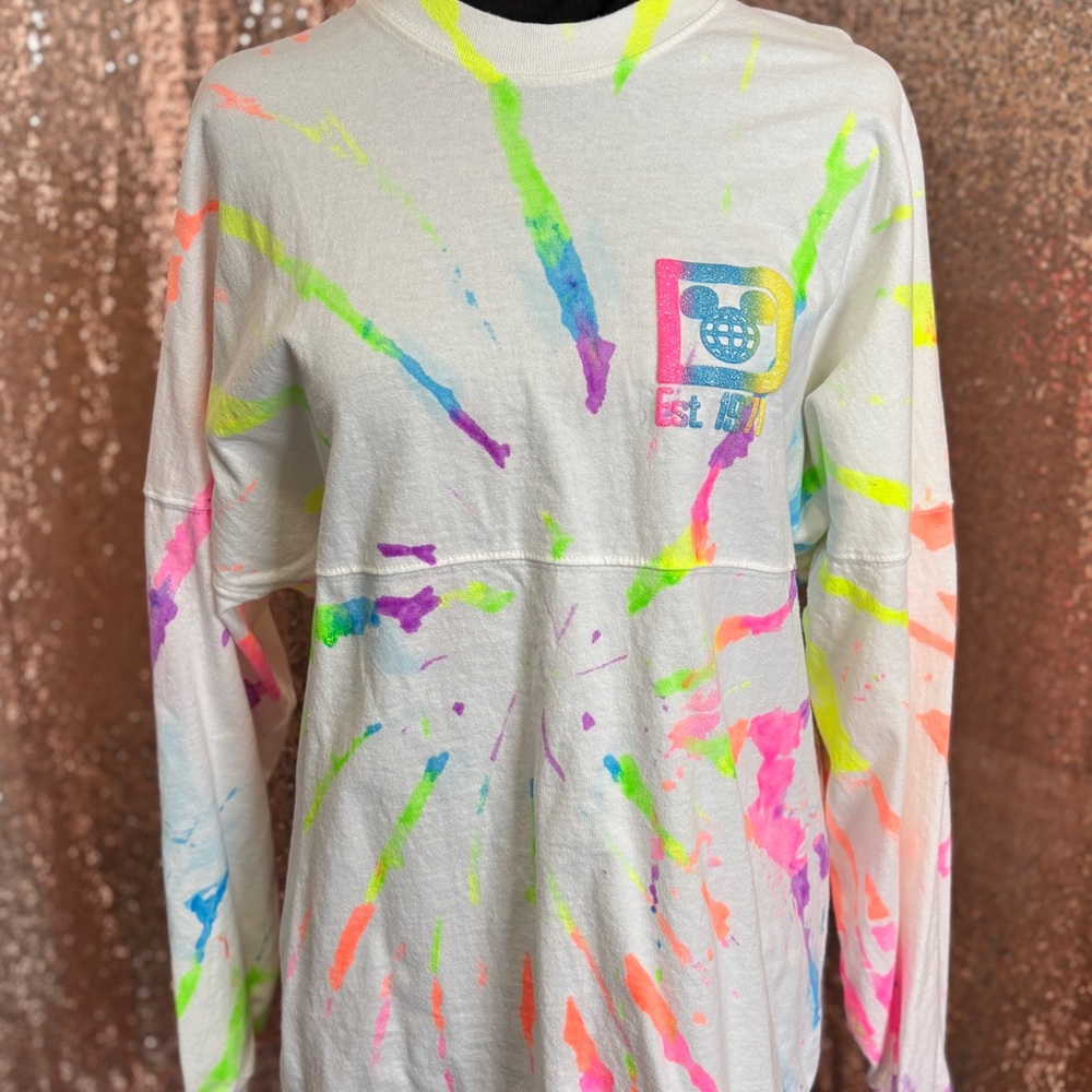 Walt Disney World Neon Splatter Spirit Jersey
